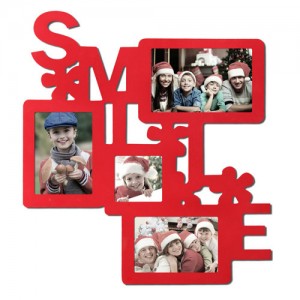 Red Barrel Studio Amey Decorative Wood Wall Hanging Smile Collage Picture Frame RDBA3968
